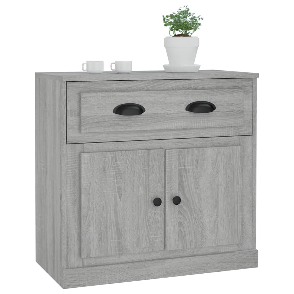 Dressoir 70x35,5x67,5 cm bewerkt hout grijs sonoma eikenkleurig is nu te koop bij PeponiXL, paradijselijk wonen!