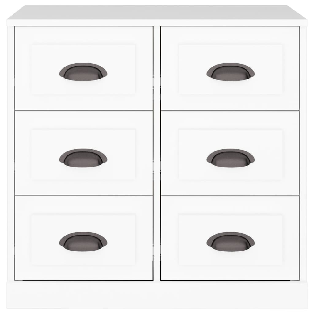 Dressoir 70x35,5x67,5 cm bewerkt hout wit is nu te koop bij PeponiXL, paradijselijk wonen!