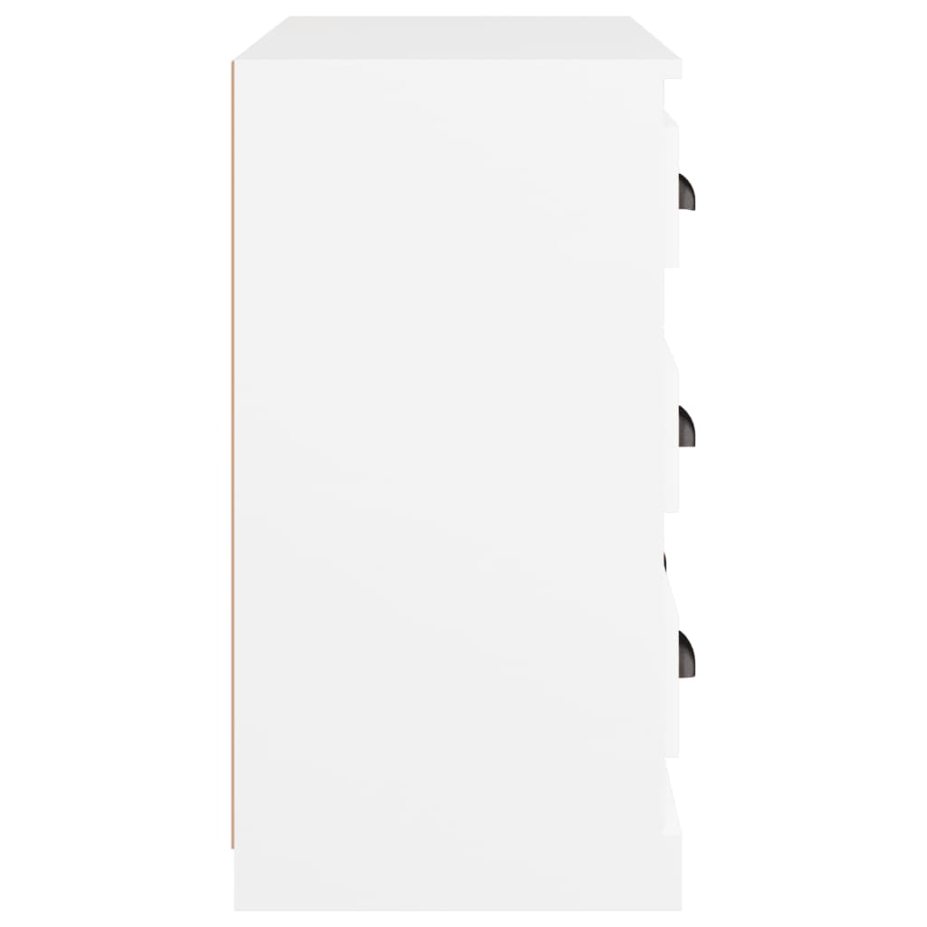 Dressoir 70x35,5x67,5 cm bewerkt hout wit is nu te koop bij PeponiXL, paradijselijk wonen!