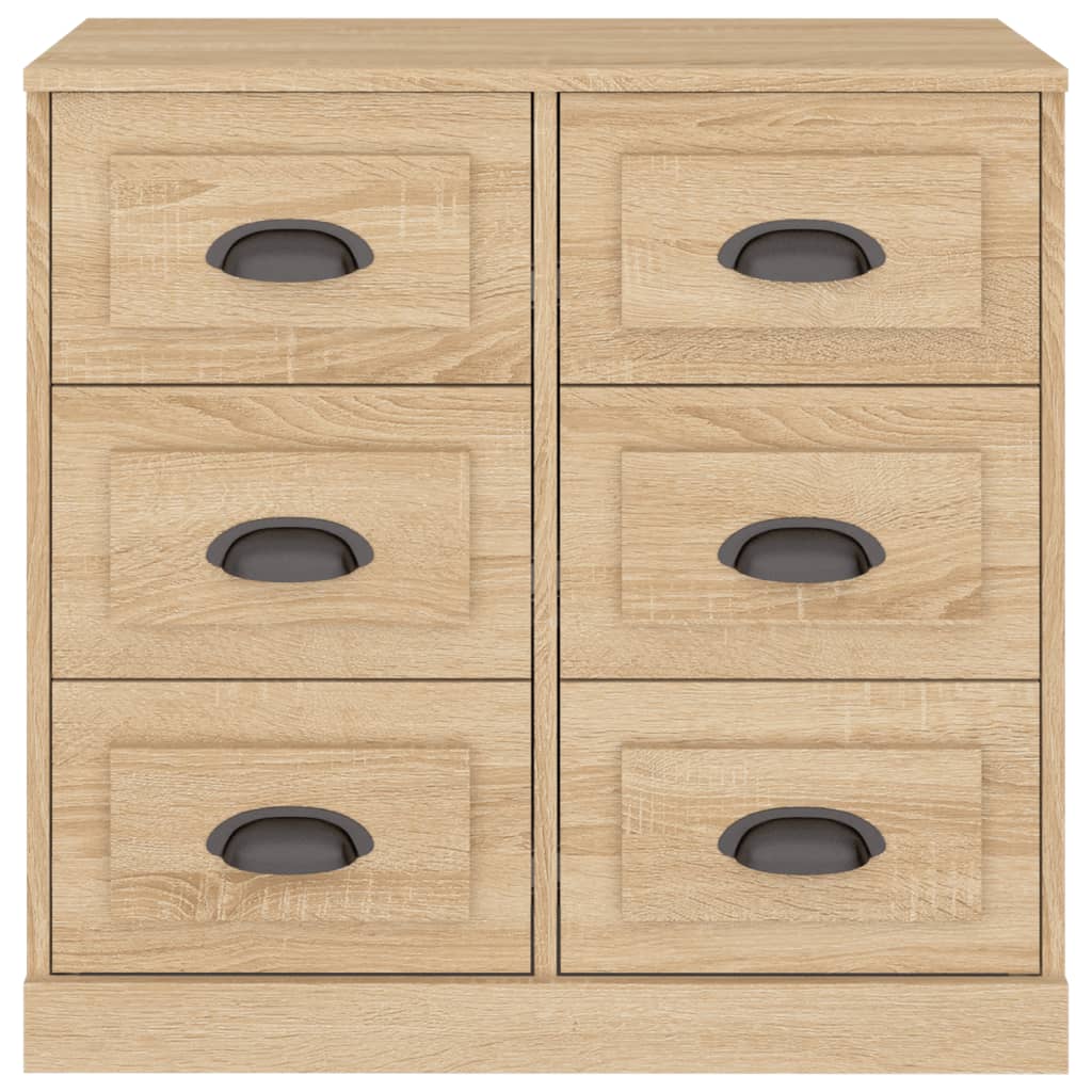 Dressoir 70x35,5x67,5 cm bewerkt hout sonoma eikenkleurig is nu te koop bij PeponiXL, paradijselijk wonen!