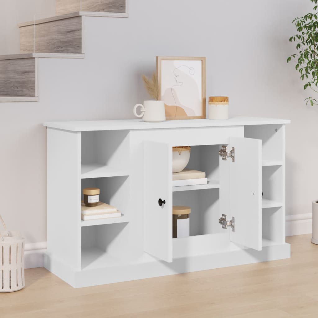 Dressoir 100x35,5x60 cm bewerkt hout wit is nu te koop bij PeponiXL, paradijselijk wonen!