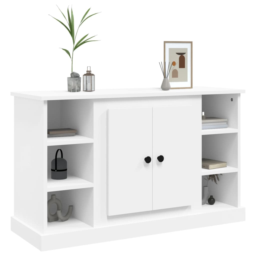 Dressoir 100x35,5x60 cm bewerkt hout wit is nu te koop bij PeponiXL, paradijselijk wonen!