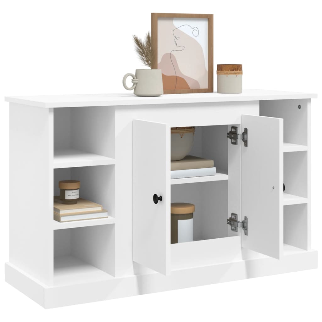 Dressoir 100x35,5x60 cm bewerkt hout wit is nu te koop bij PeponiXL, paradijselijk wonen!