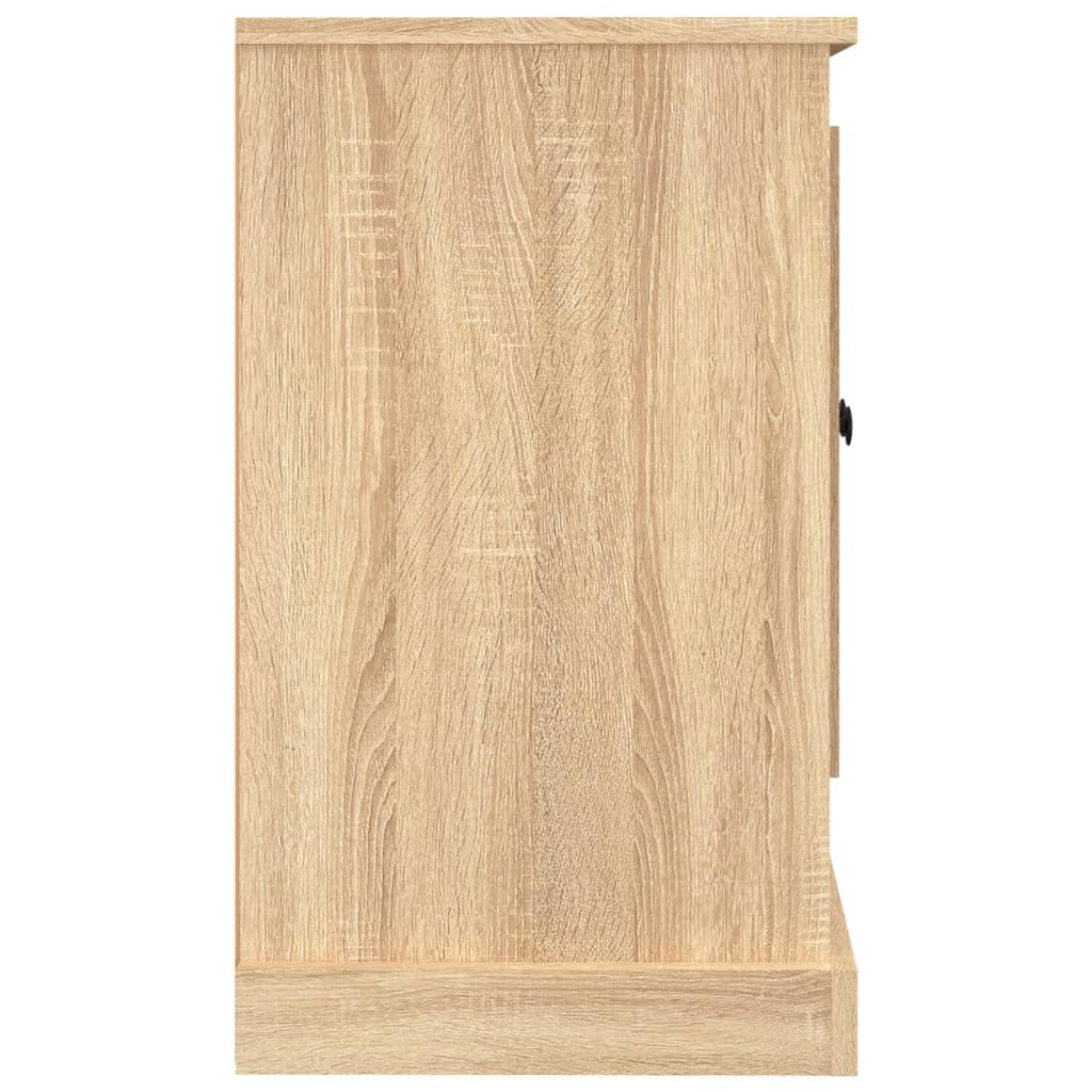 Dressoir 100x35,5x60 cm bewerkt hout sonoma eikenkleurig is nu te koop bij PeponiXL, paradijselijk wonen!
