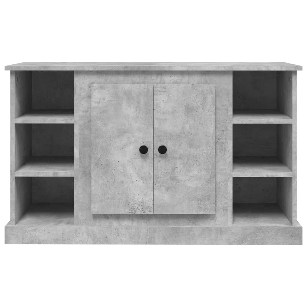 Dressoir 100x35,5x60 cm bewerkt hout betongrijs is nu te koop bij PeponiXL, paradijselijk wonen!