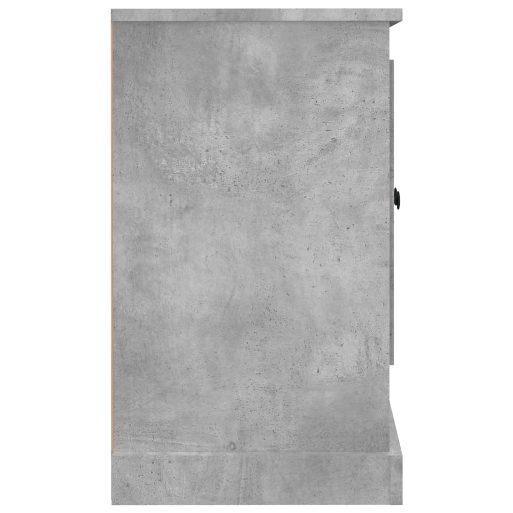 Dressoir 100x35,5x60 cm bewerkt hout betongrijs is nu te koop bij PeponiXL, paradijselijk wonen!