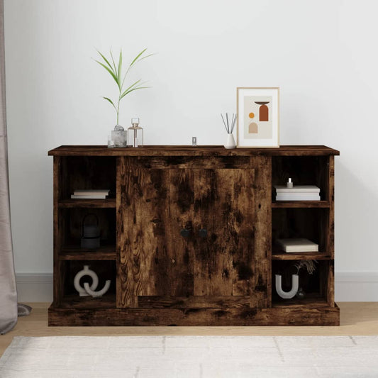 Dressoir 100x35,5x60 cm bewerkt hout gerookt eikenkleurig is nu te koop bij PeponiXL, paradijselijk wonen!