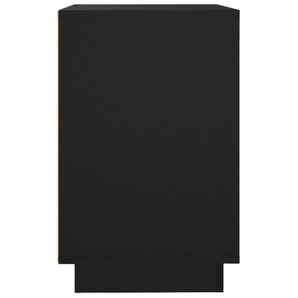 Dressoir 102x35x60 cm bewerkt hout zwart is nu te koop bij PeponiXL, paradijselijk wonen!