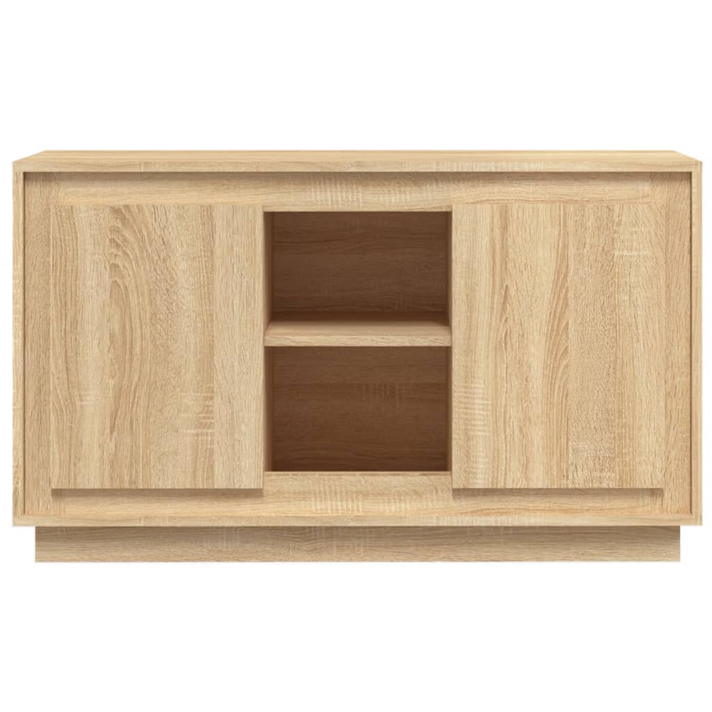 Dressoir 102x35x60 cm bewerkt hout sonoma eikenkleurig is nu te koop bij PeponiXL, paradijselijk wonen!