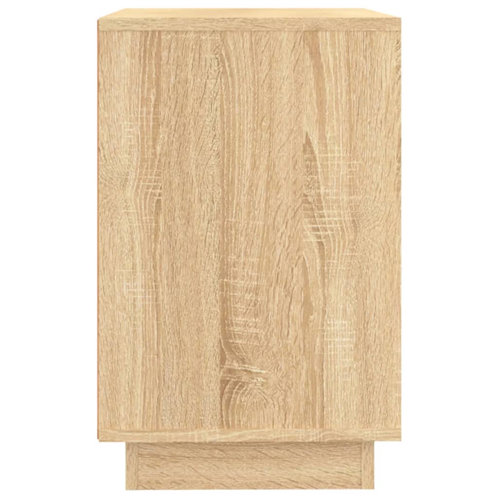 Dressoir 102x35x60 cm bewerkt hout sonoma eikenkleurig is nu te koop bij PeponiXL, paradijselijk wonen!