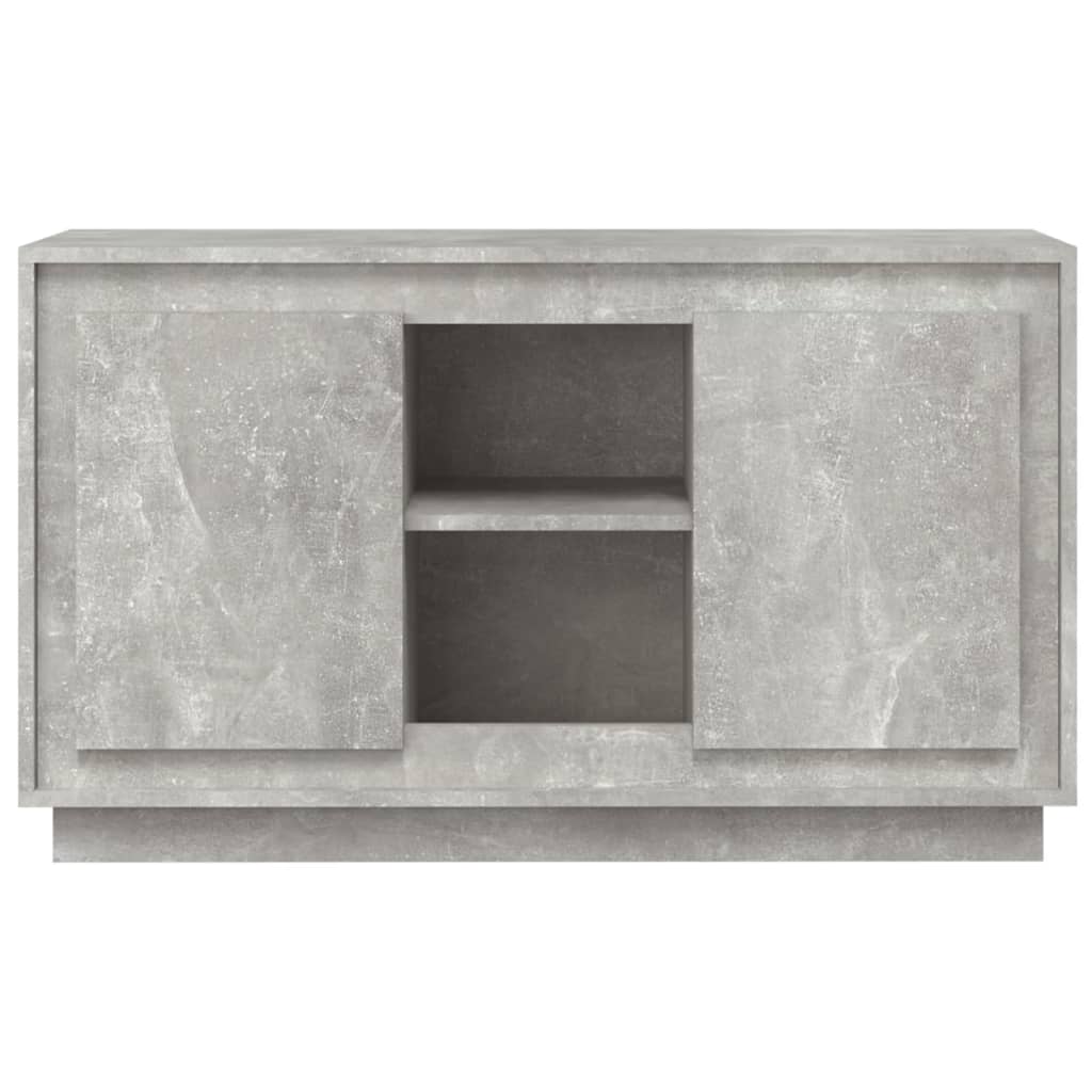 Dressoir 102x35x60 cm bewerkt hout betongrijs is nu te koop bij PeponiXL, paradijselijk wonen!