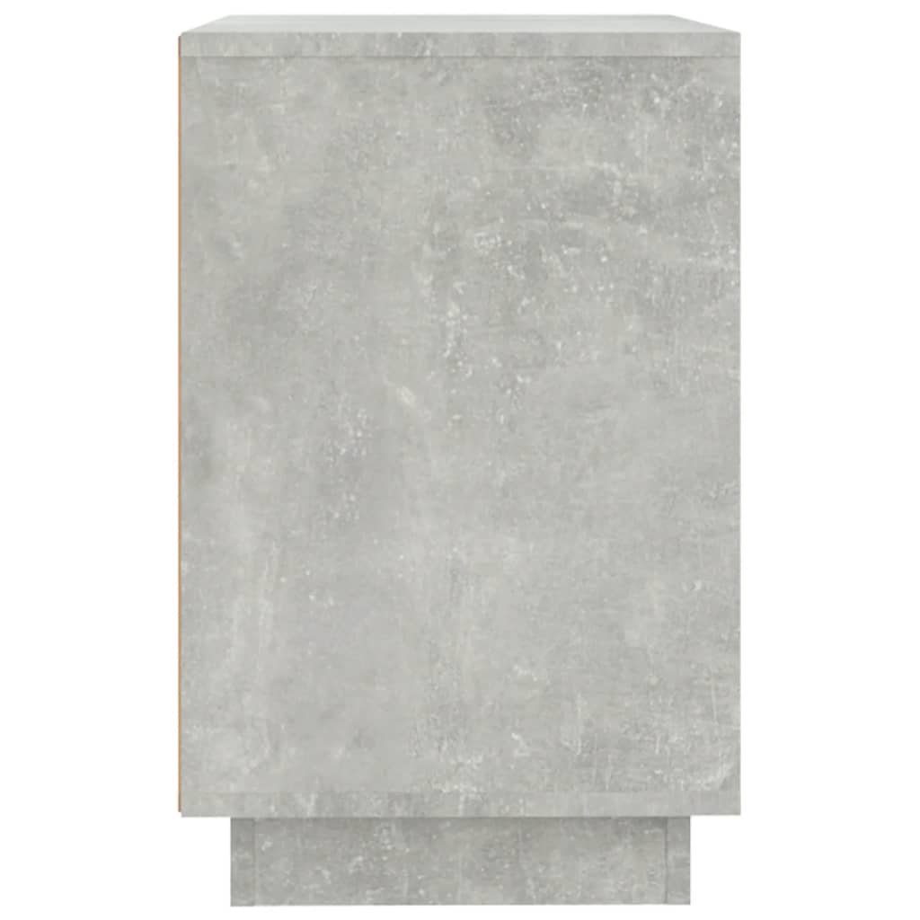 Dressoir 102x35x60 cm bewerkt hout betongrijs is nu te koop bij PeponiXL, paradijselijk wonen!