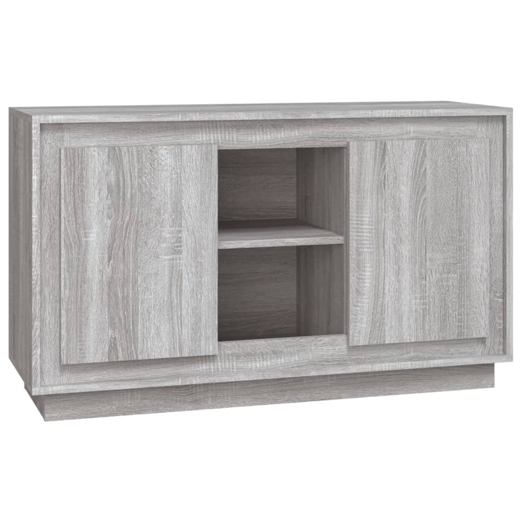 Dressoir 102x35x60 cm bewerkt hout grijs sonoma eikenkleurig is nu te koop bij PeponiXL, paradijselijk wonen!