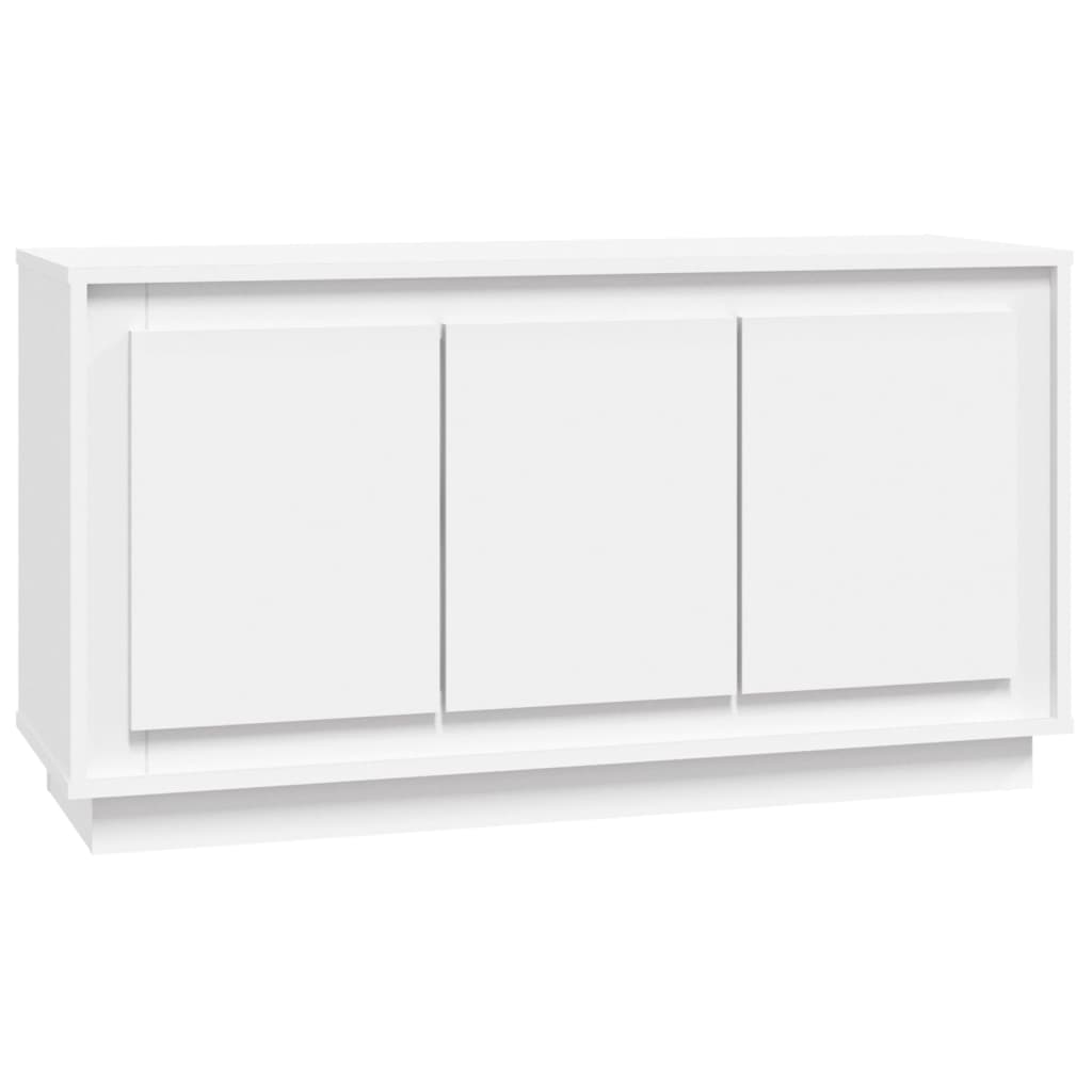 Dressoir 102x35x55 cm bewerkt hout wit is nu te koop bij PeponiXL, paradijselijk wonen!