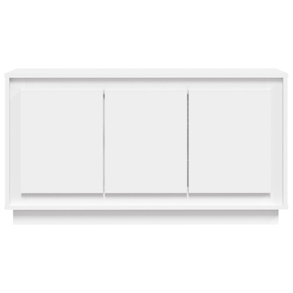 Dressoir 102x35x55 cm bewerkt hout wit is nu te koop bij PeponiXL, paradijselijk wonen!