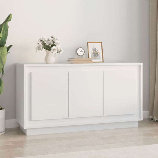 Dressoir 102x35x55 cm bewerkt hout wit is nu te koop bij PeponiXL, paradijselijk wonen!