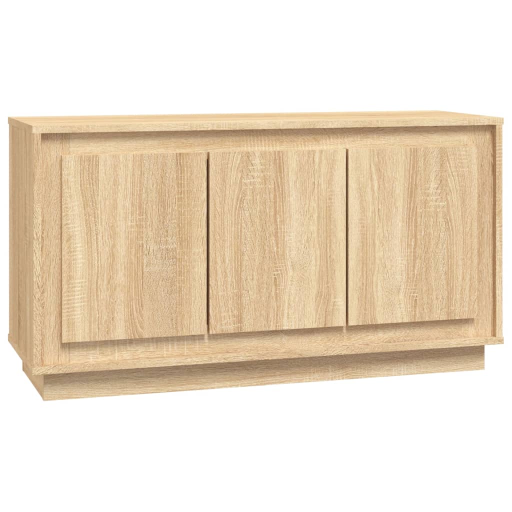 Dressoir 102x35x55 cm bewerkt hout sonoma eikenkleurig is nu te koop bij PeponiXL, paradijselijk wonen!