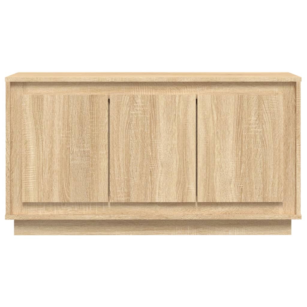 Dressoir 102x35x55 cm bewerkt hout sonoma eikenkleurig is nu te koop bij PeponiXL, paradijselijk wonen!