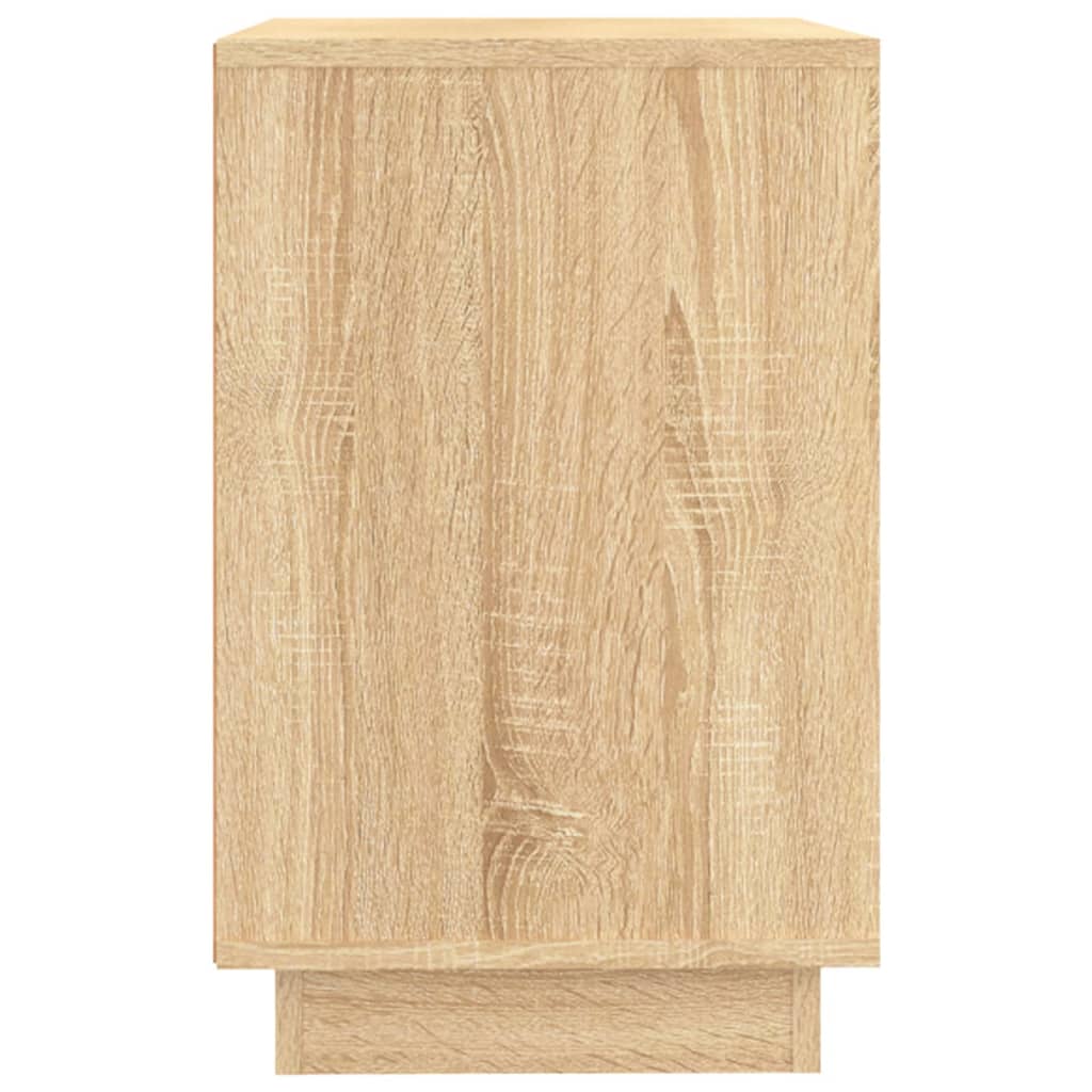 Dressoir 102x35x55 cm bewerkt hout sonoma eikenkleurig is nu te koop bij PeponiXL, paradijselijk wonen!