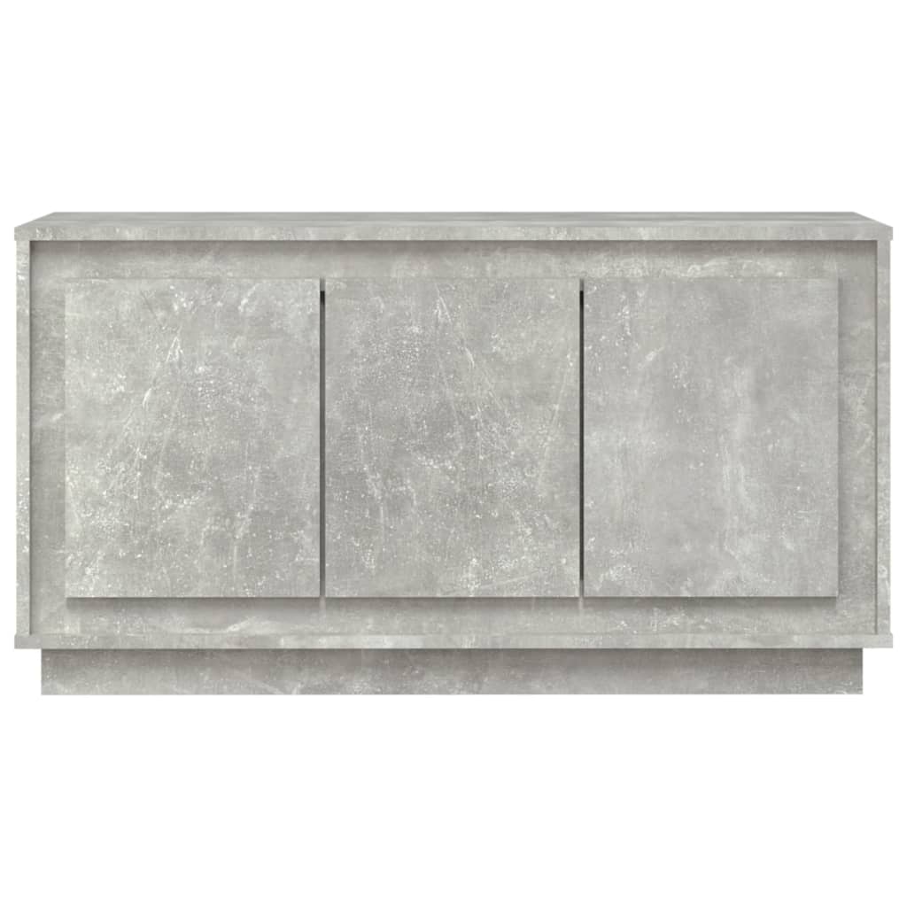 Dressoir 102x35x55 cm bewerkt hout betongrijs is nu te koop bij PeponiXL, paradijselijk wonen!