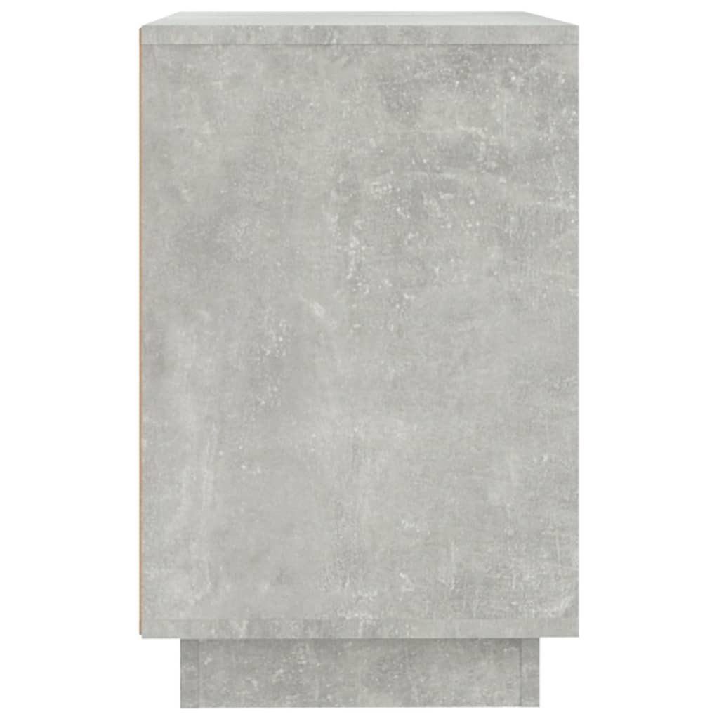 Dressoir 102x35x55 cm bewerkt hout betongrijs is nu te koop bij PeponiXL, paradijselijk wonen!