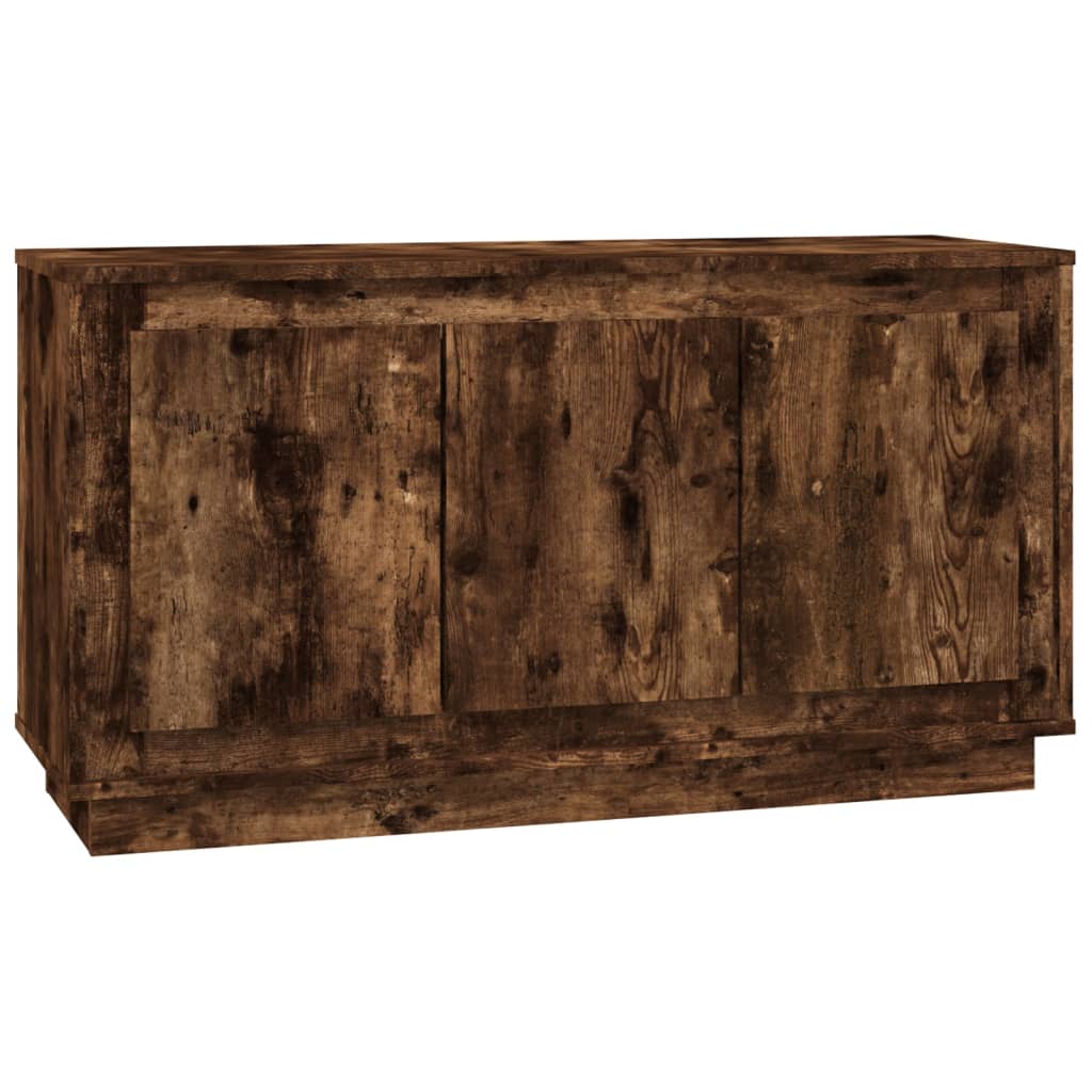 Dressoir 102x35x55 cm bewerkt hout gerookt eikenkleurig is nu te koop bij PeponiXL, paradijselijk wonen!