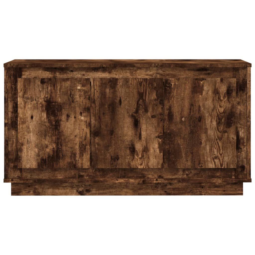 Dressoir 102x35x55 cm bewerkt hout gerookt eikenkleurig is nu te koop bij PeponiXL, paradijselijk wonen!