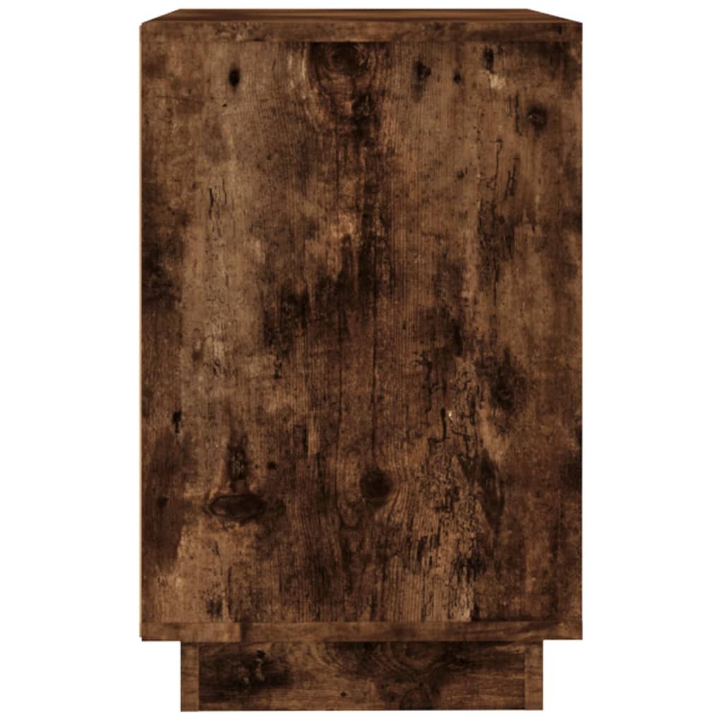 Dressoir 102x35x55 cm bewerkt hout gerookt eikenkleurig is nu te koop bij PeponiXL, paradijselijk wonen!