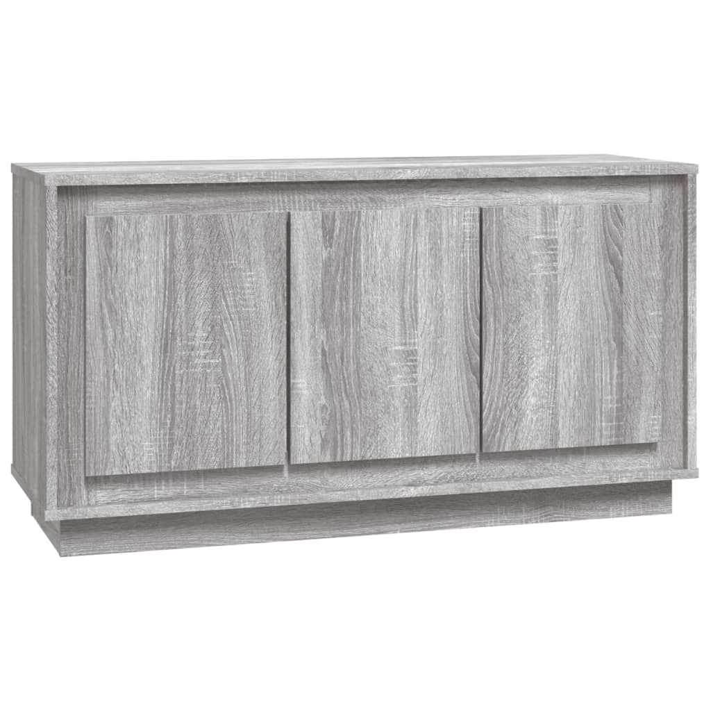 Dressoir 102x35x55 cm bewerkt hout grijs sonoma eikenkleurig is nu te koop bij PeponiXL, paradijselijk wonen!