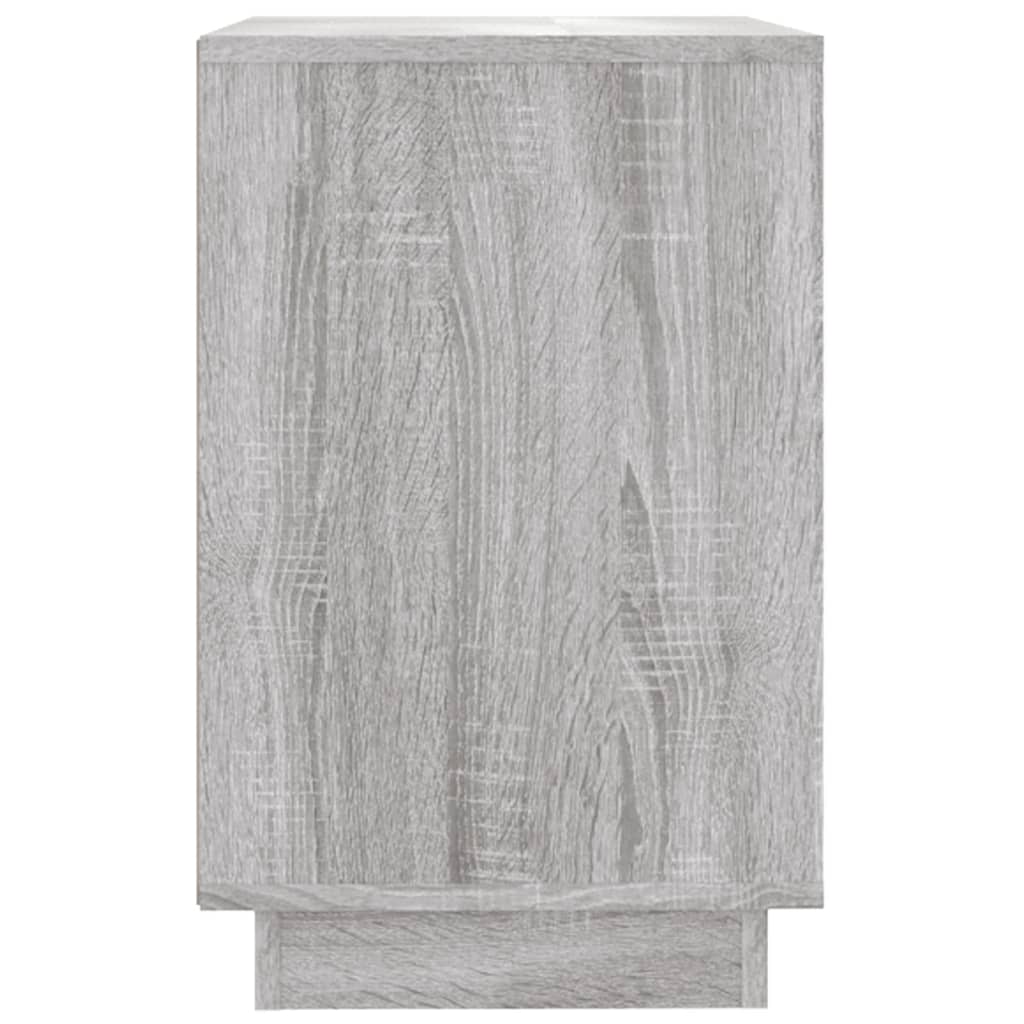 Dressoir 102x35x55 cm bewerkt hout grijs sonoma eikenkleurig is nu te koop bij PeponiXL, paradijselijk wonen!