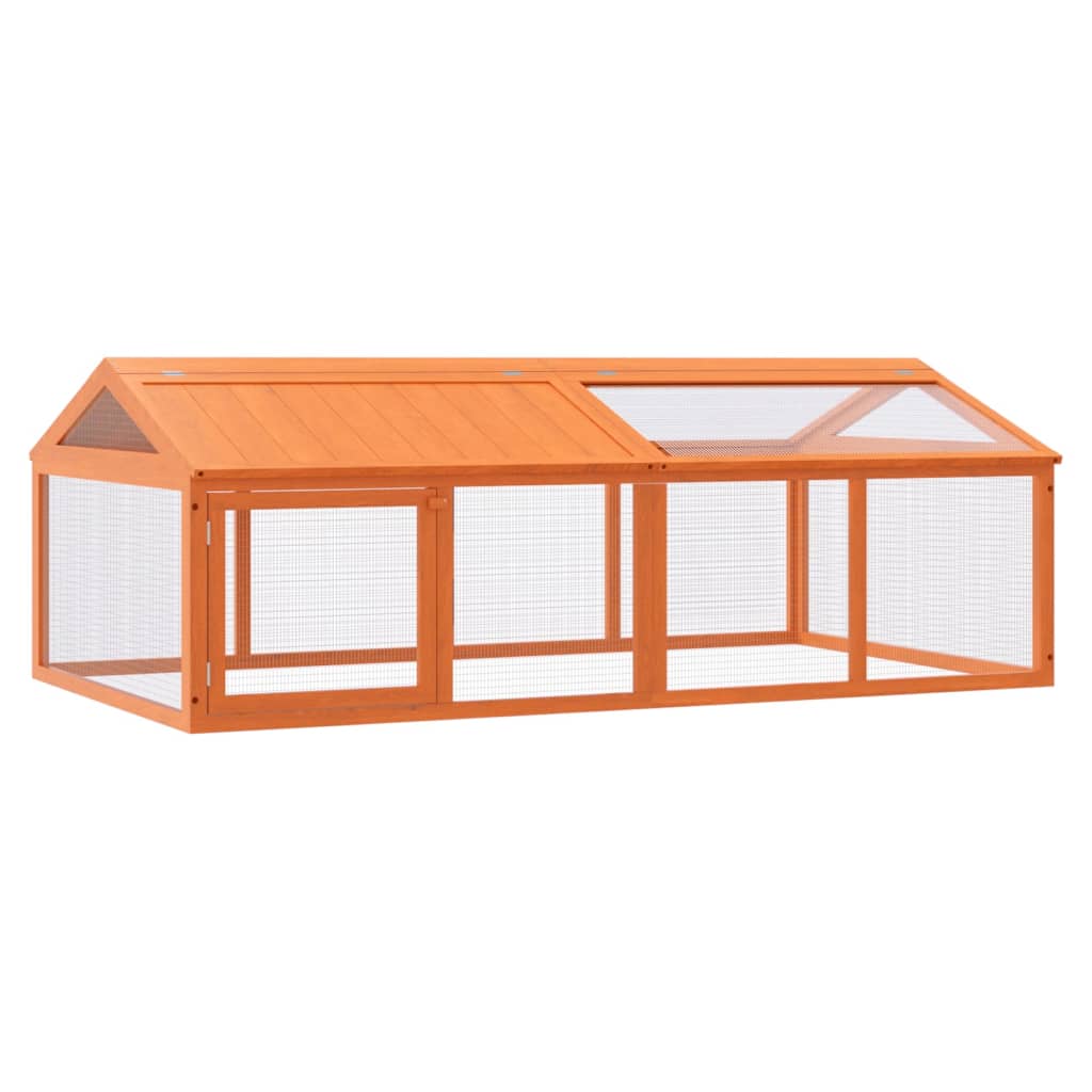 Dierenren 200x112,5x74 cm massief grenenhout bruin is nu te koop bij PeponiXL, paradijselijk wonen!