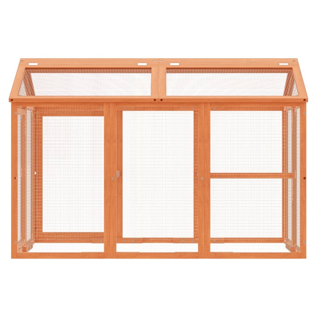 Dierenren 141x94x104 cm massief grenenhout bruin is nu te koop bij PeponiXL, paradijselijk wonen!