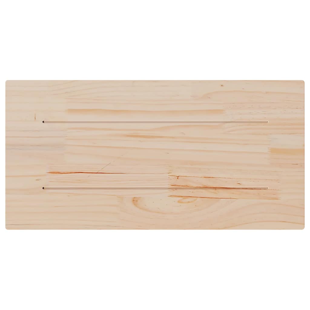Tafelblad rechthoekig 80x40x2,5 cm massief grenenhout is nu te koop bij PeponiXL, paradijselijk wonen!