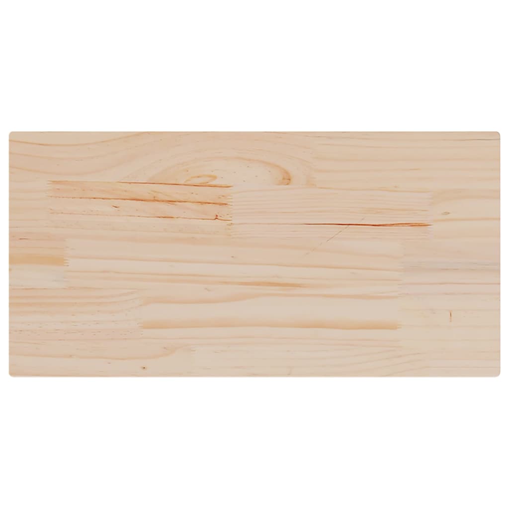 Tafelblad rechthoekig 80x40x2,5 cm massief grenenhout is nu te koop bij PeponiXL, paradijselijk wonen!