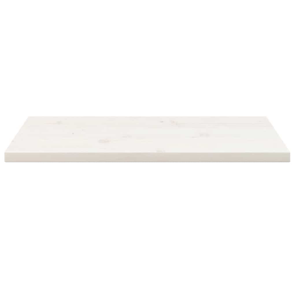 Tafelblad rechthoekig 80x40x2,5 cm massief grenenhout wit is nu te koop bij PeponiXL, paradijselijk wonen!