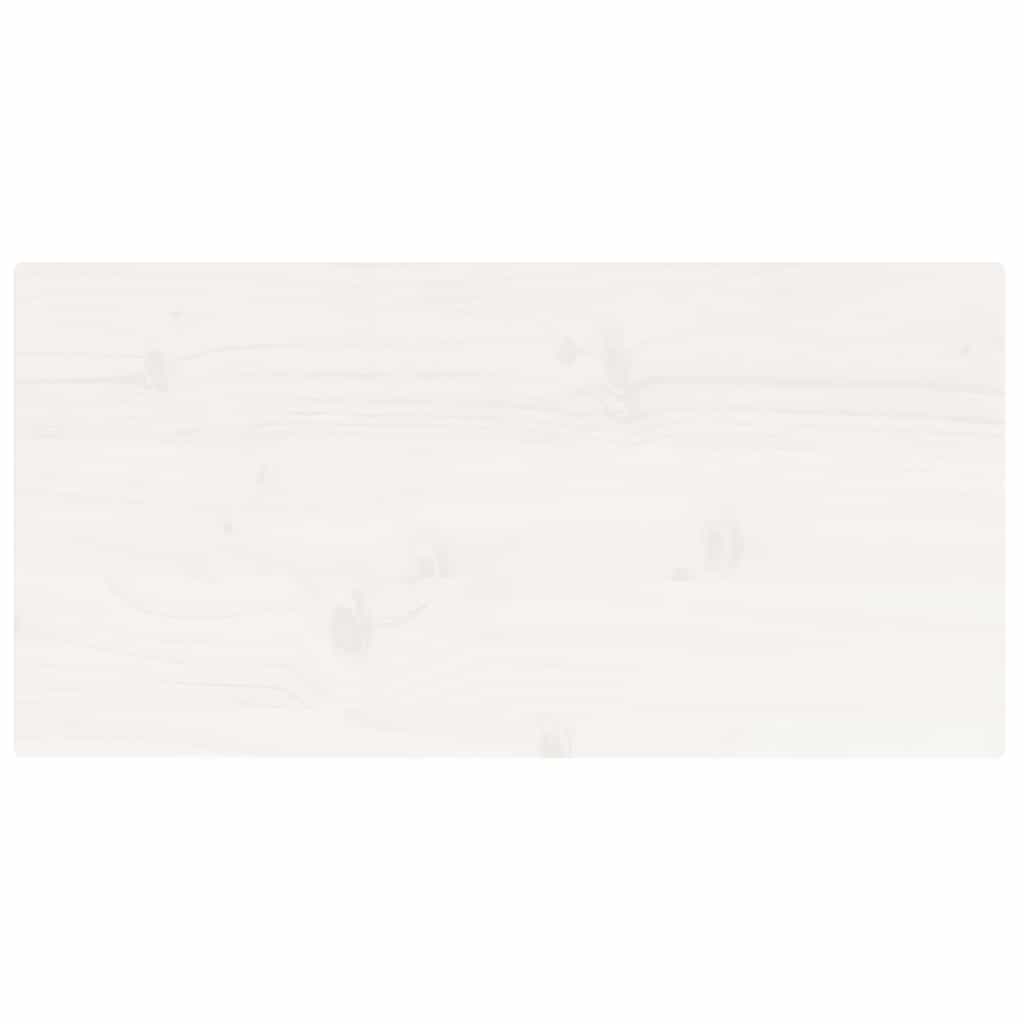 Tafelblad rechthoekig 80x40x2,5 cm massief grenenhout wit is nu te koop bij PeponiXL, paradijselijk wonen!