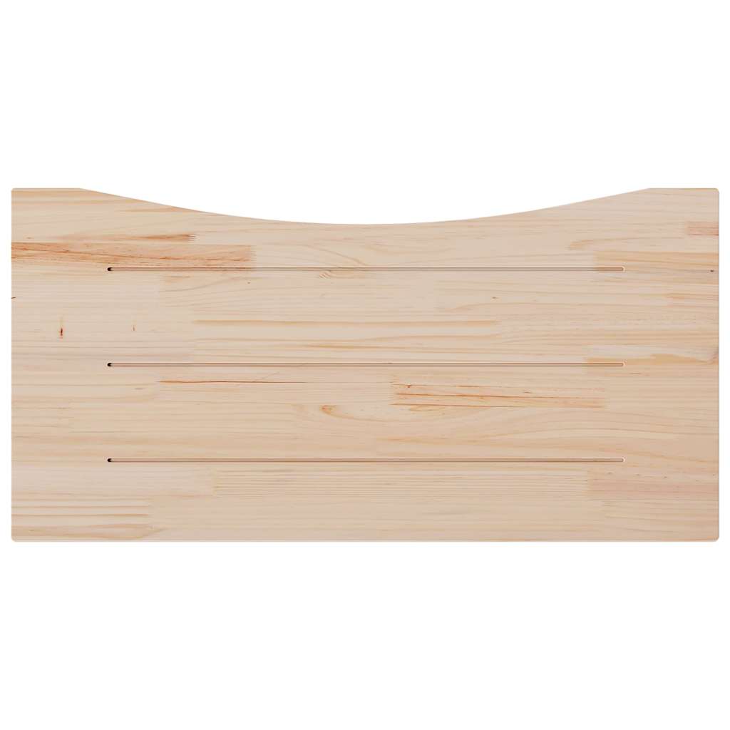Bureaublad 110x60x2,5 cm massief grenenhout wit is nu te koop bij PeponiXL, paradijselijk wonen!