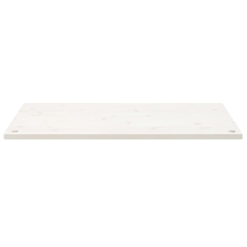 Bureaublad 110x55x2,5 cm massief grenenhout wit is nu te koop bij PeponiXL, paradijselijk wonen!