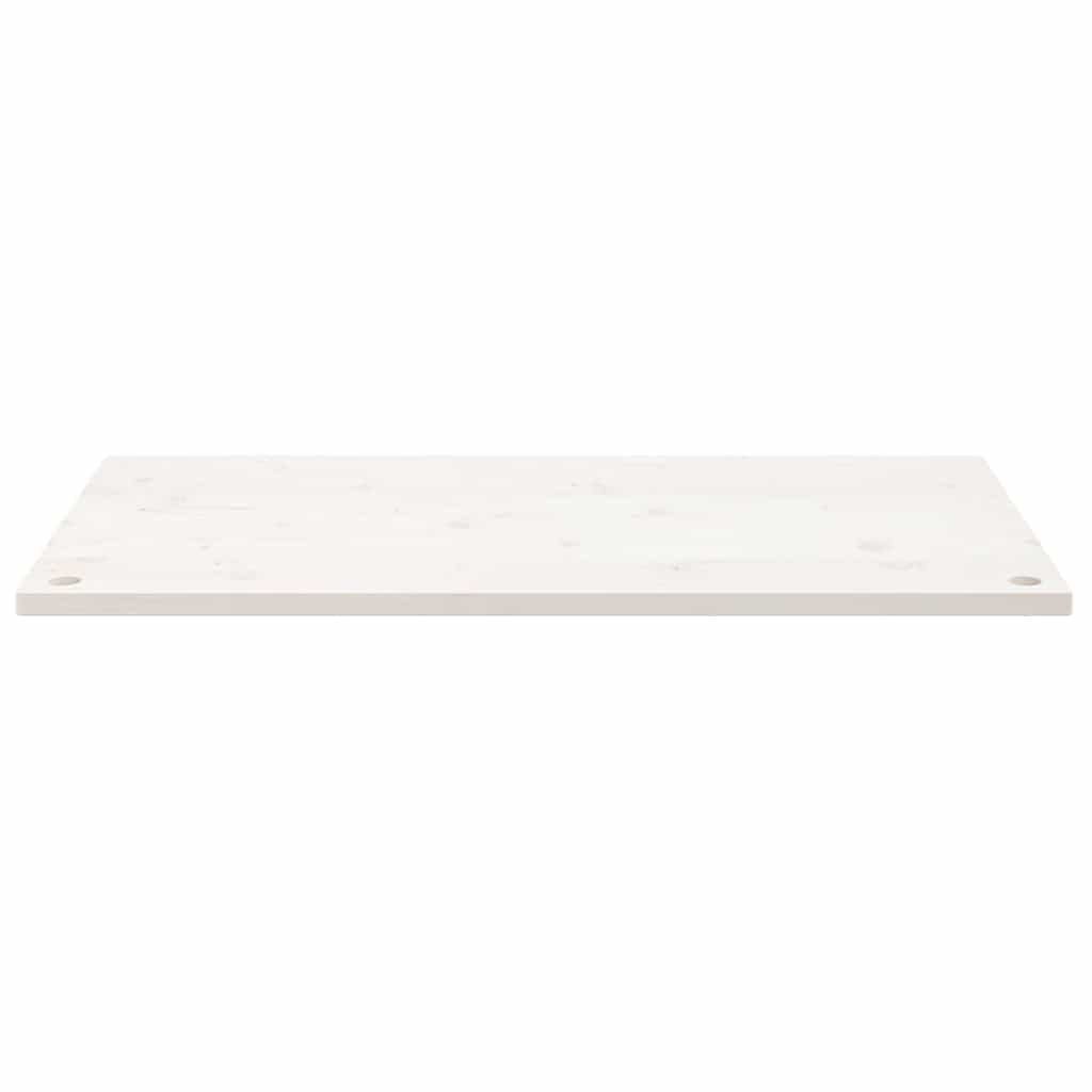 Bureaublad 110x60x2,5 cm massief grenenhout wit is nu te koop bij PeponiXL, paradijselijk wonen!