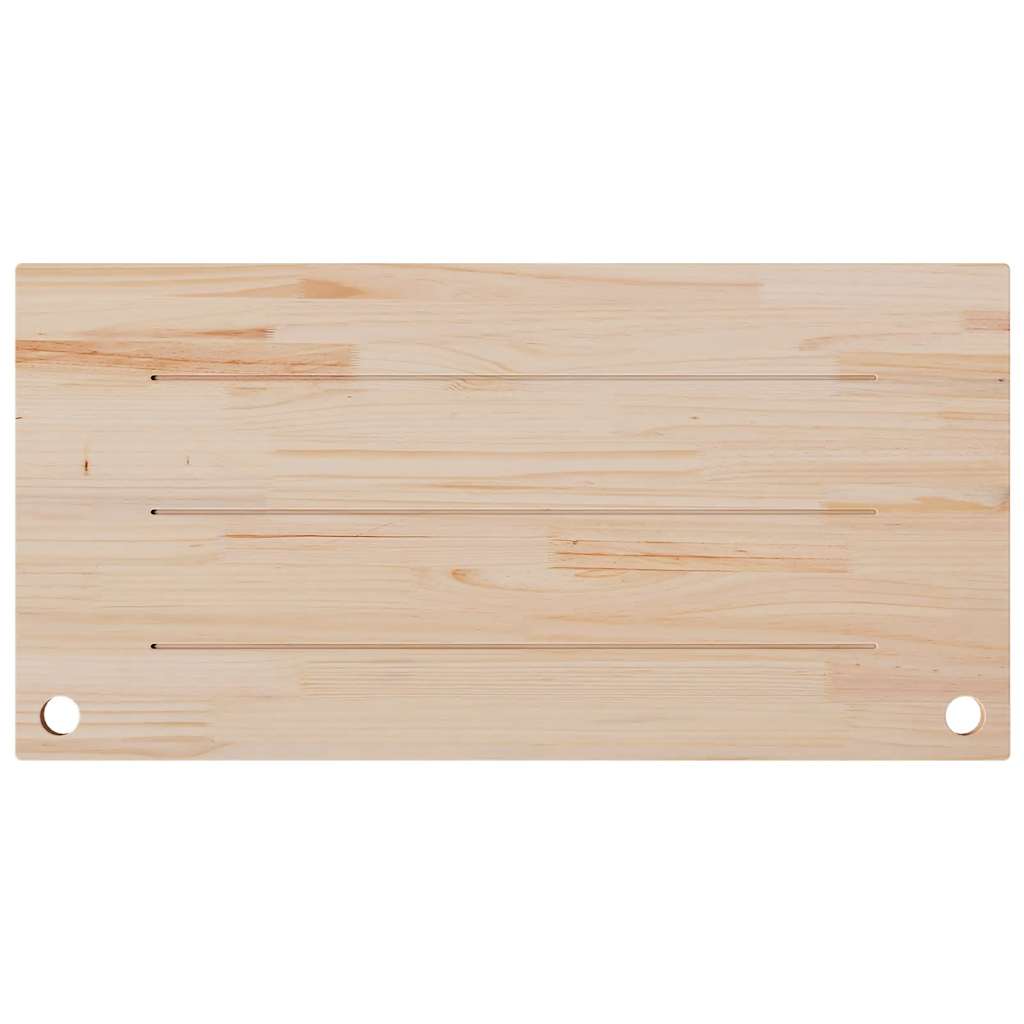 Bureaublad 110x60x2,5 cm massief grenenhout wit is nu te koop bij PeponiXL, paradijselijk wonen!