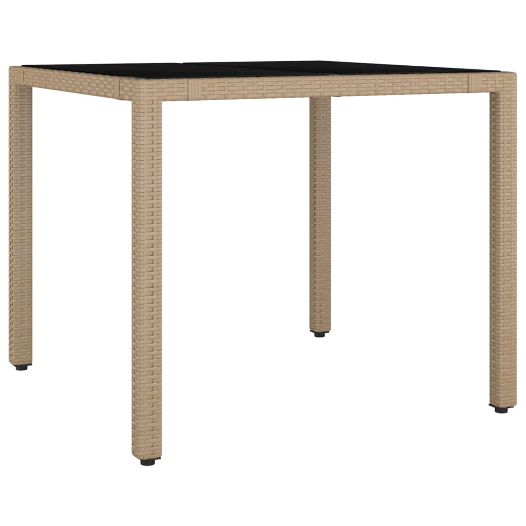 5-delige Tuinset met kussens poly rattan beige is nu te koop bij PeponiXL, paradijselijk wonen!