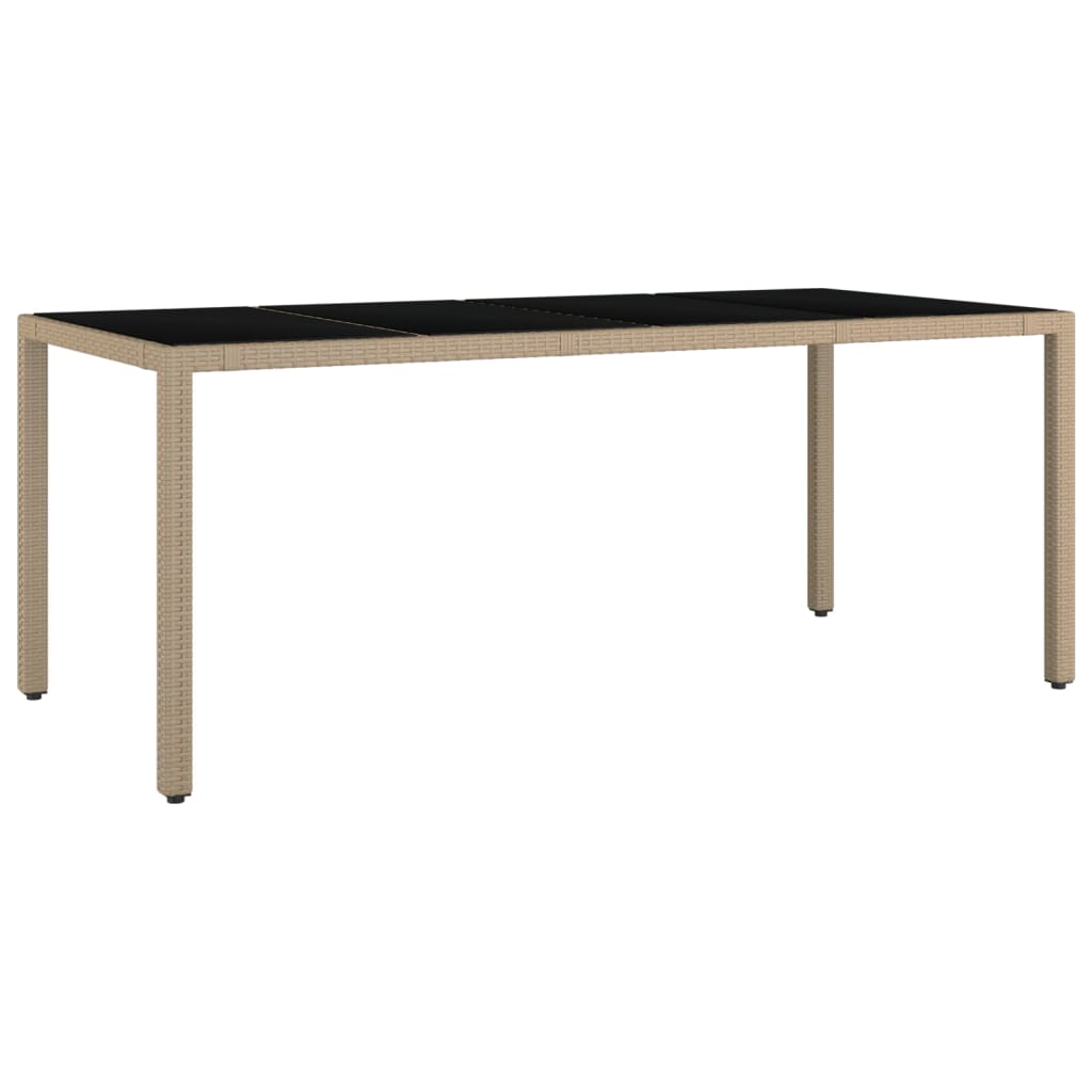 9-delige Tuinset met kussens poly rattan beige is nu te koop bij PeponiXL, paradijselijk wonen!