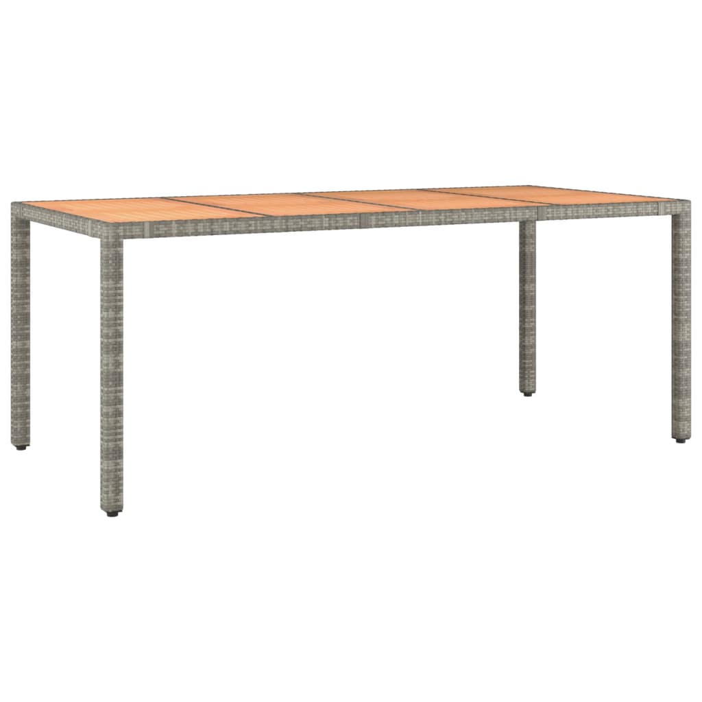 9-delige Tuinset met kussens poly rattan grijs is nu te koop bij PeponiXL, paradijselijk wonen!