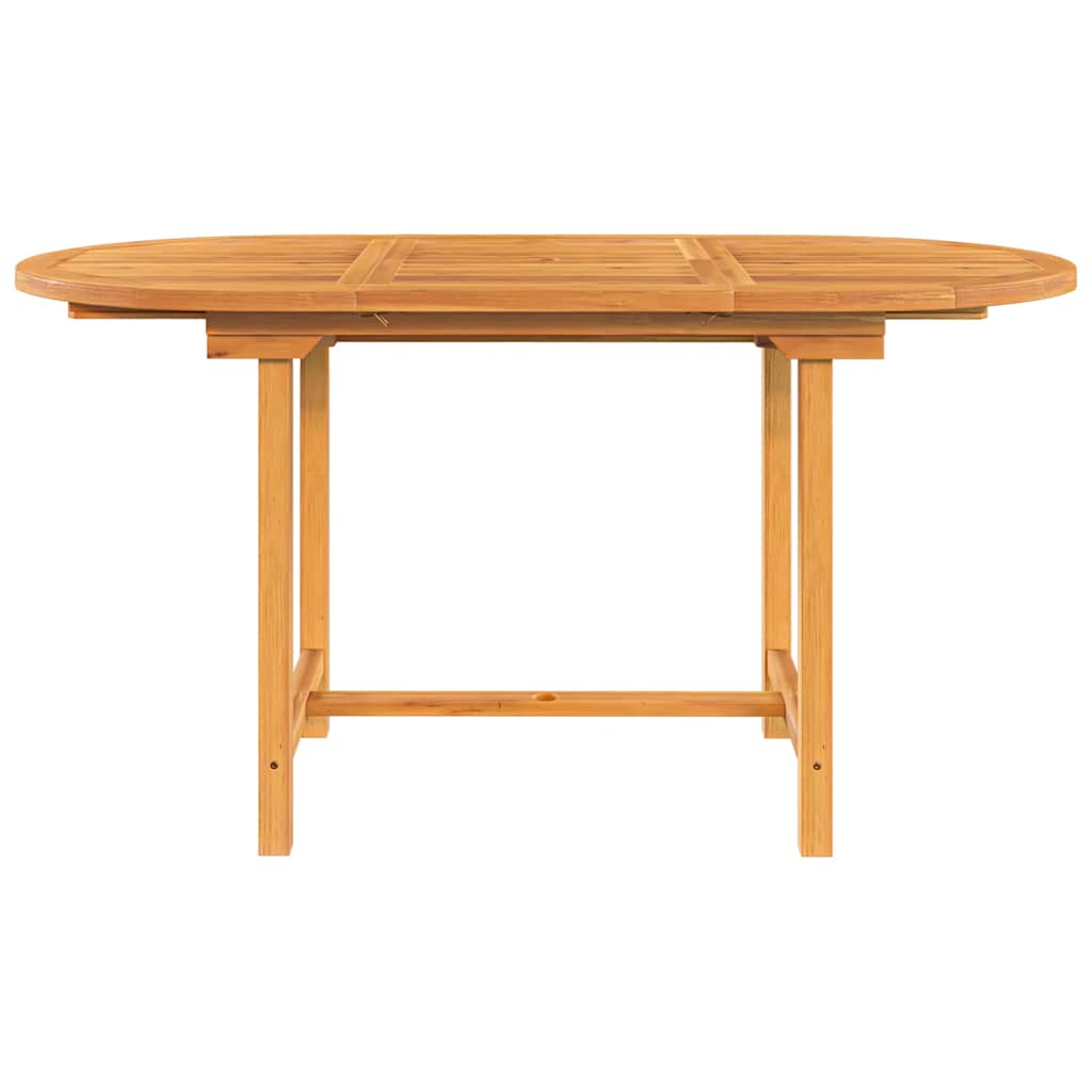 Tuintafel verlengbaar 110-160x80x75 cm massief teakhout is nu te koop bij PeponiXL, paradijselijk wonen!