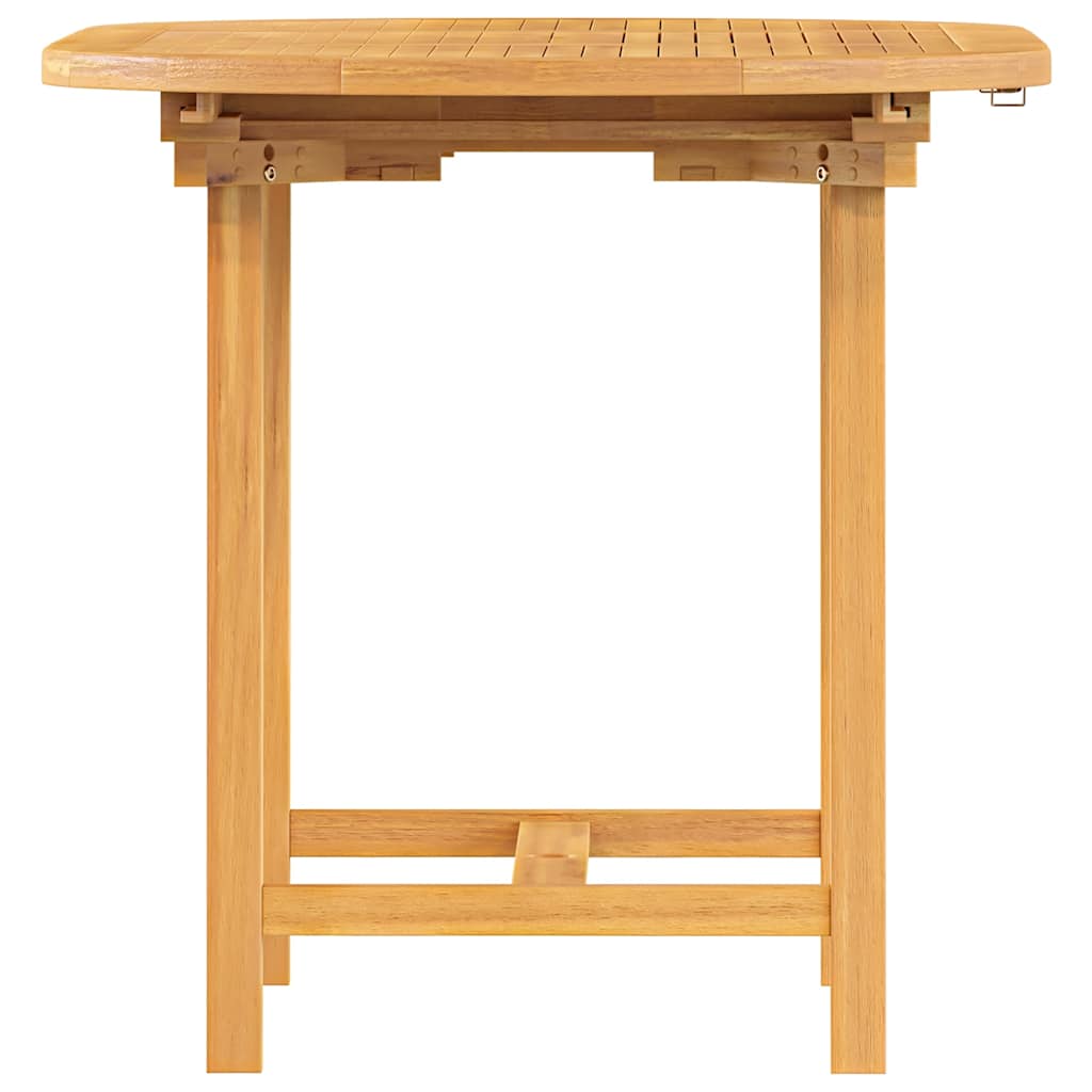 Tuintafel verlengbaar 110-160x80x75 cm massief teakhout is nu te koop bij PeponiXL, paradijselijk wonen!