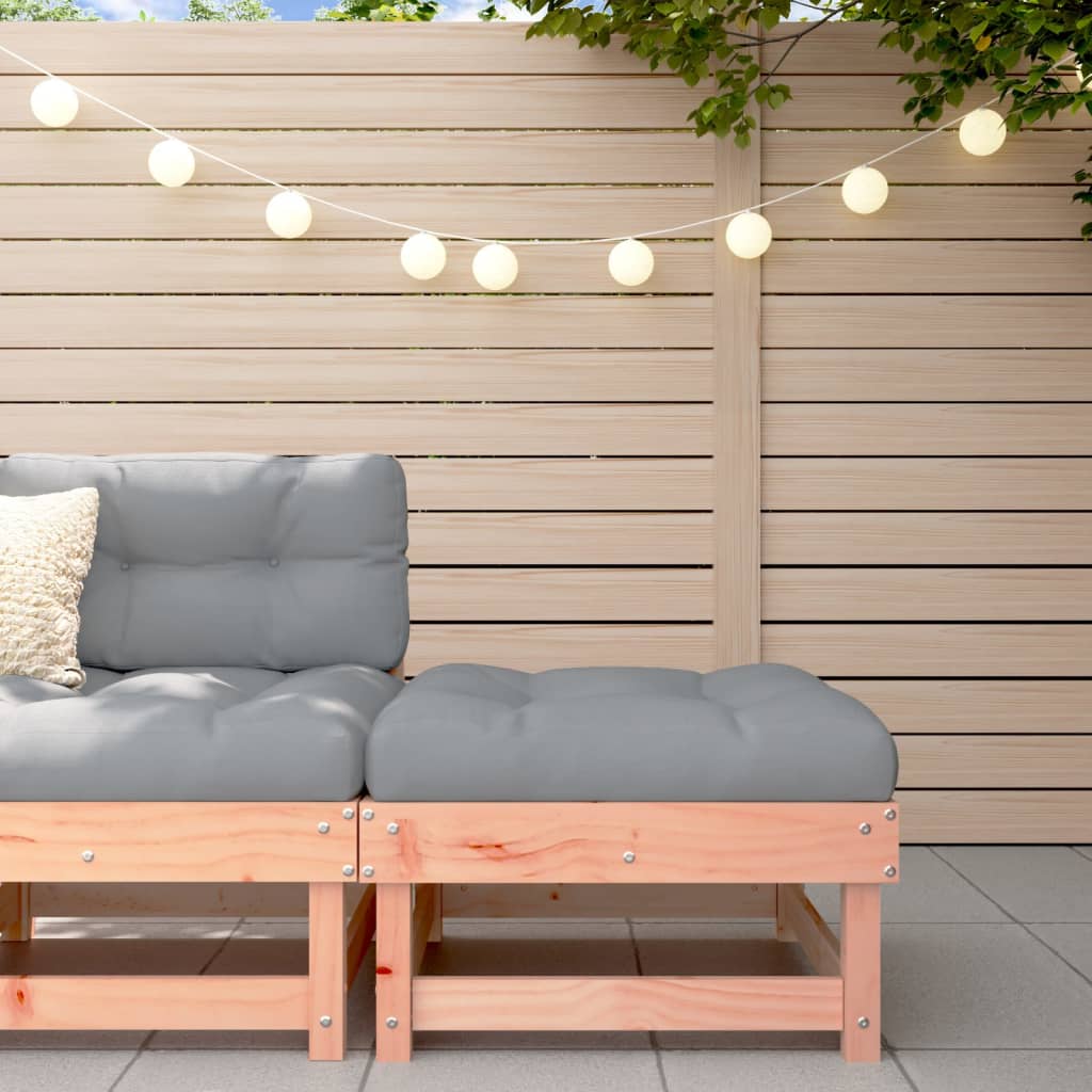 Tuinvoetenbank met kussen massief douglashout is nu te koop bij PeponiXL, paradijselijk wonen!