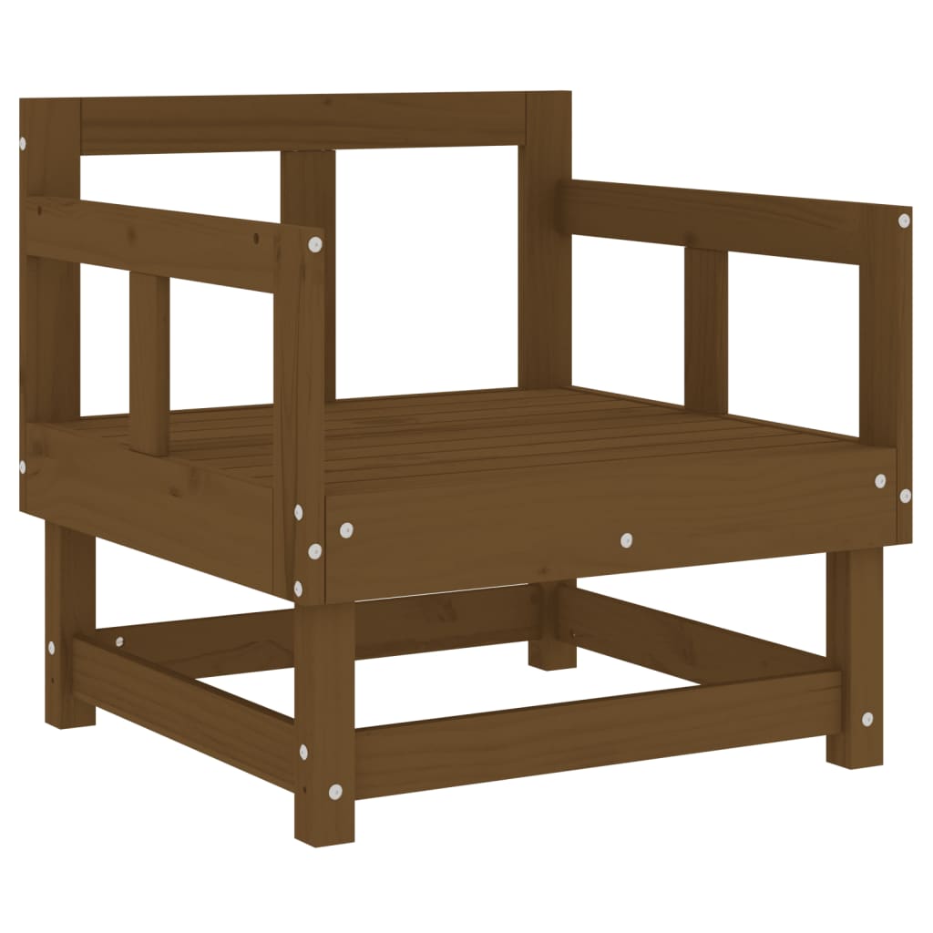 Tuinstoelen 2 st met kussens massief grenenhout honingbruin is nu te koop bij PeponiXL, paradijselijk wonen!