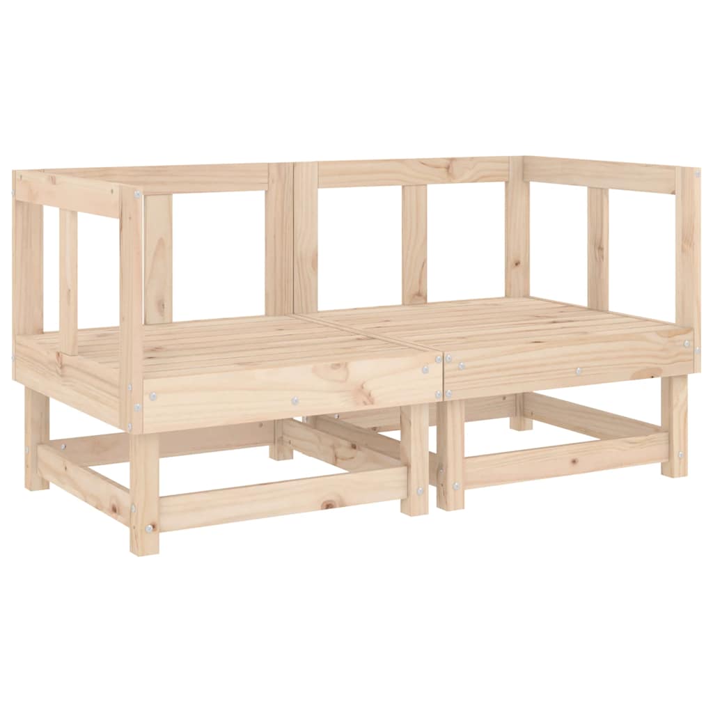 Hoekbanken 2 st met kussens massief grenenhout is nu te koop bij PeponiXL, paradijselijk wonen!