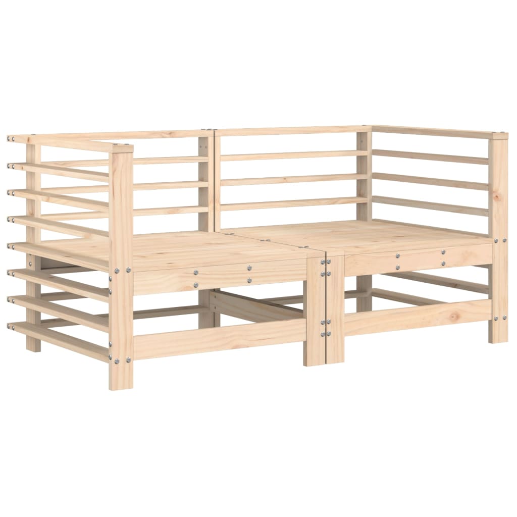 Hoekbanken 2 st met kussens massief grenenhout is nu te koop bij PeponiXL, paradijselijk wonen!