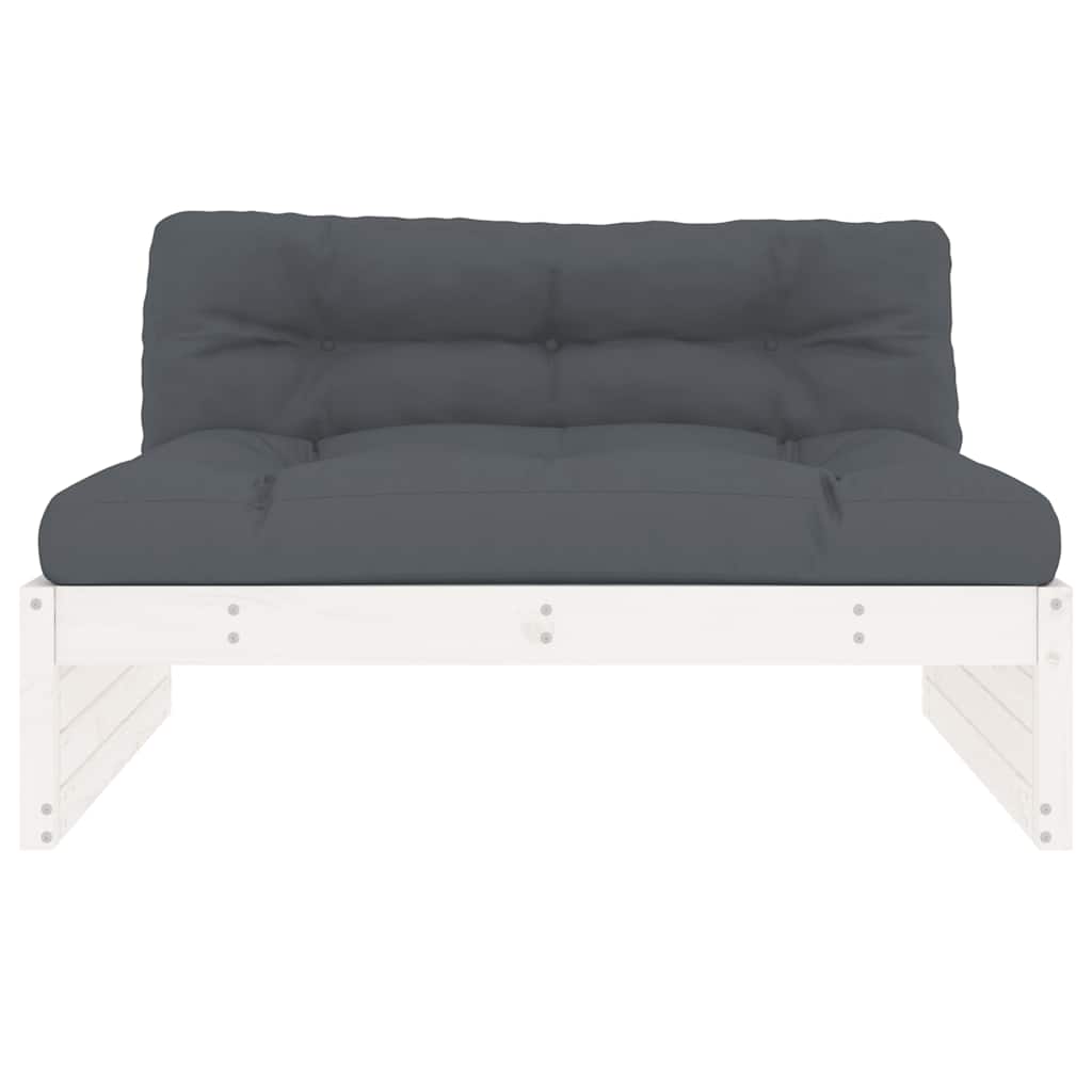Middenbank 120x80 cm massief grenenhout wit is nu te koop bij PeponiXL, paradijselijk wonen!